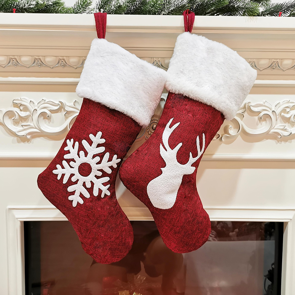 46Cm Plush Big Christmas Socks - Christmas Stocking Hanging 리뷰 및 가격