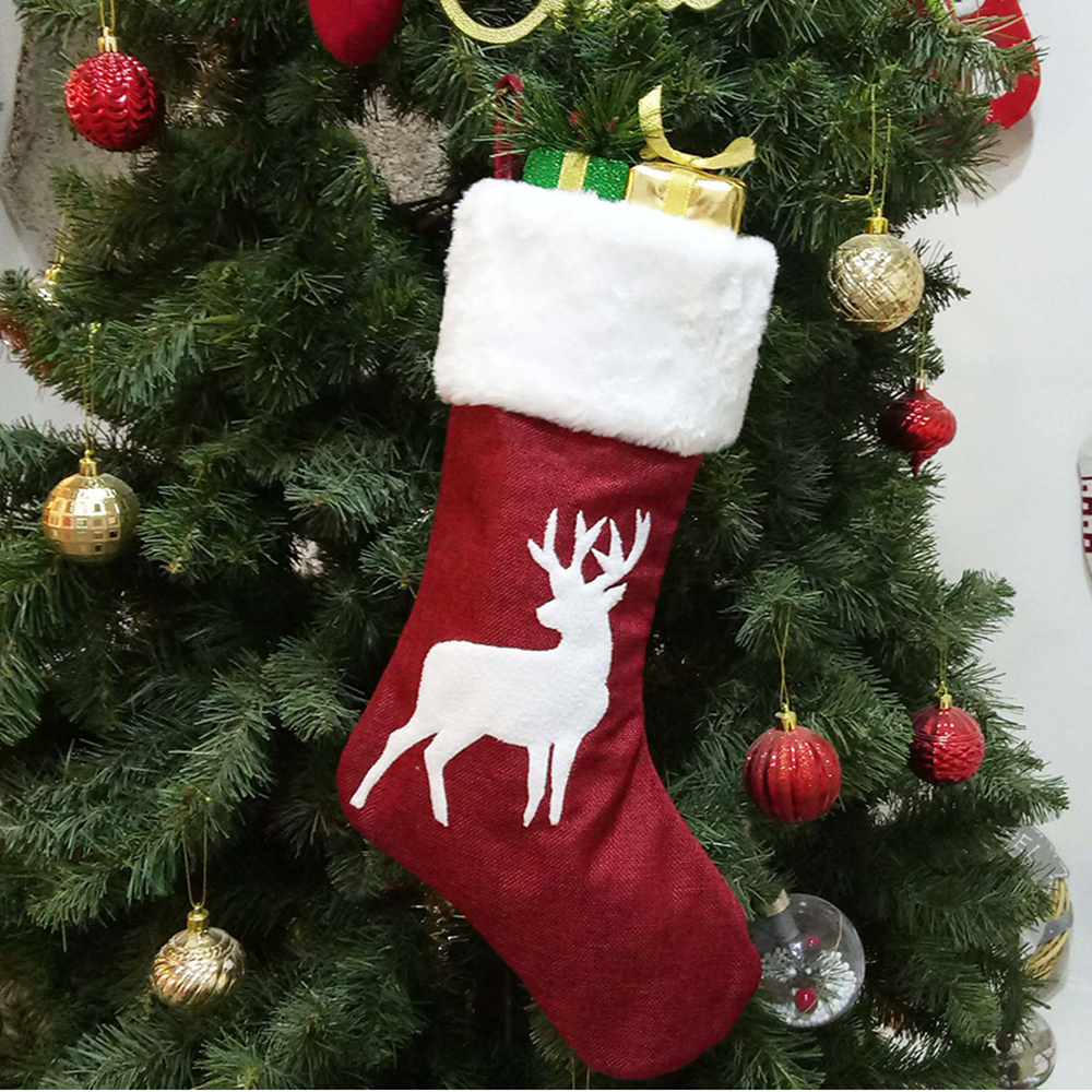46Cm Plush Big Christmas Socks - Christmas Stocking Hanging 리뷰 및 가격