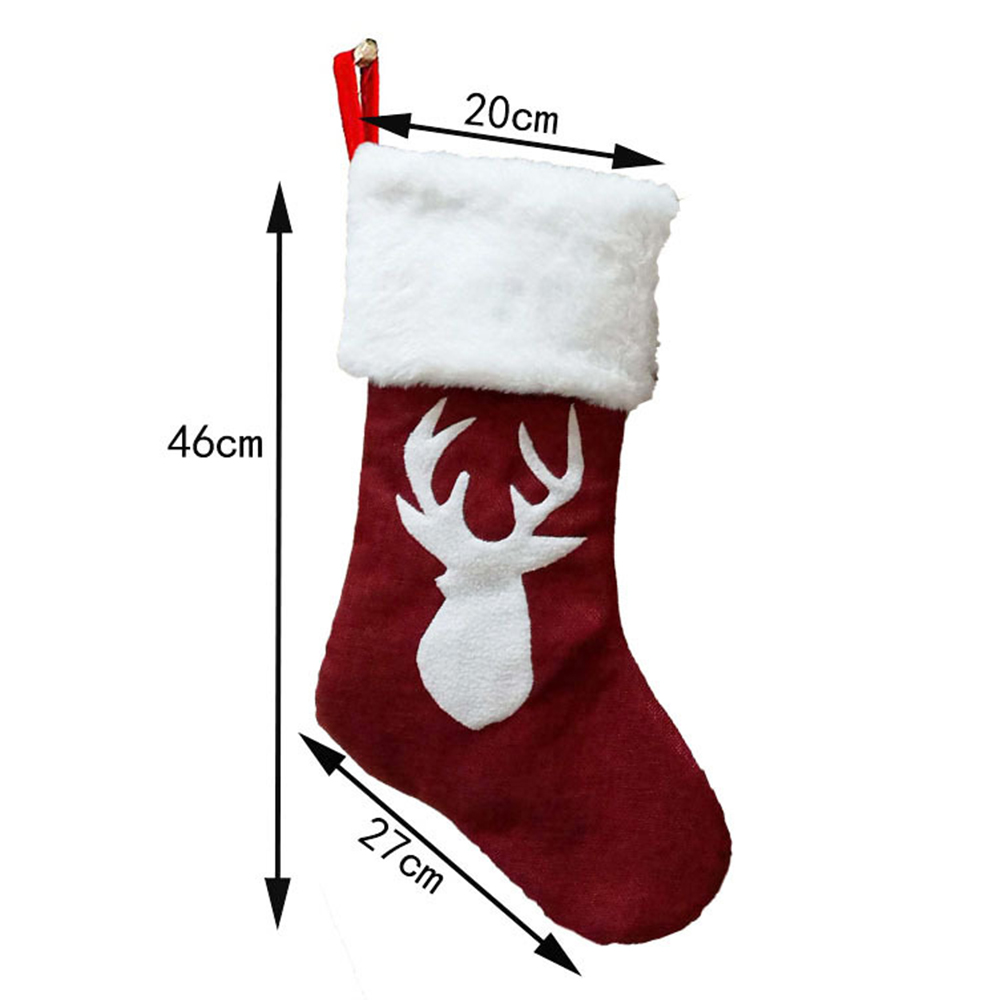 46Cm Plush Big Christmas Socks - Christmas Stocking Hanging 리뷰 및 가격