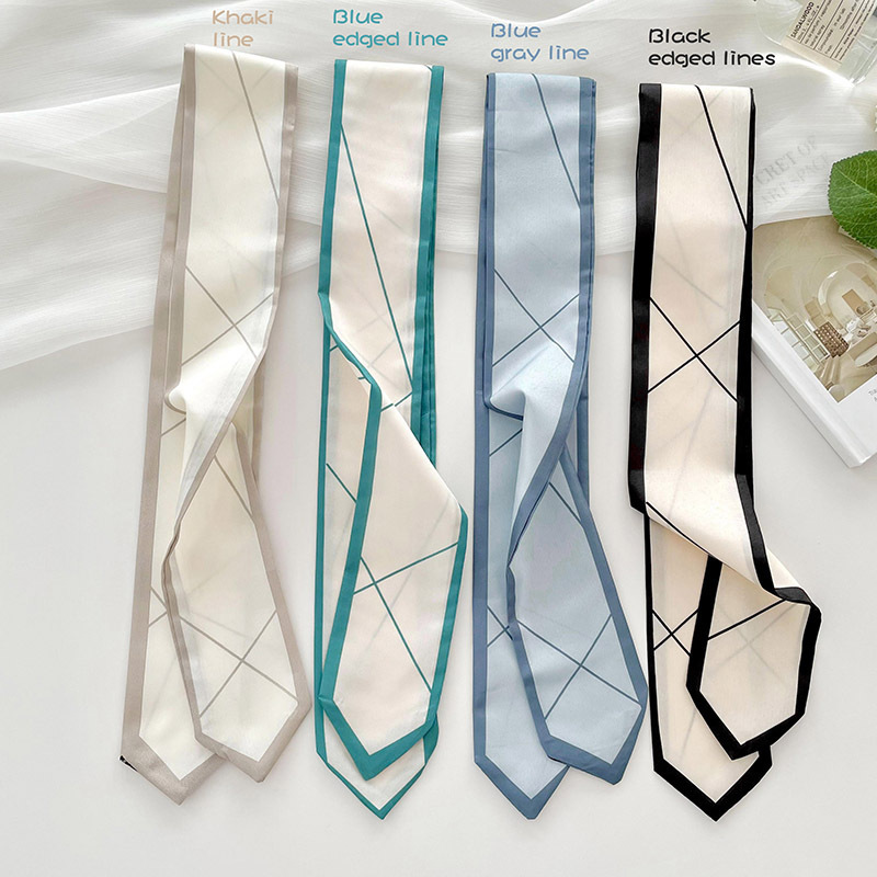 Versatile silk scarf, thin, lo - Ribbon Bow Gift 리뷰 및 가격