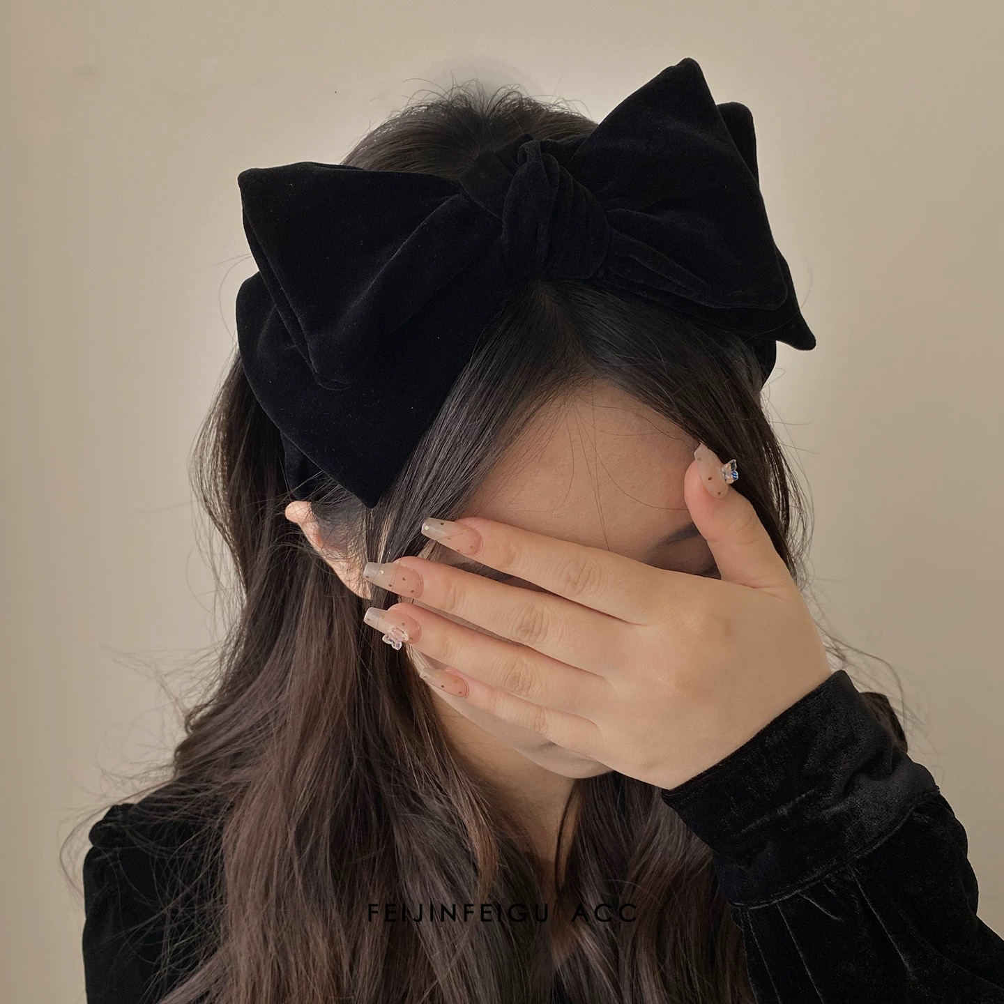 AWAYTR 1pc Large Velvet Bow Ha - Ribbon Bow Gift 리뷰 및 가격