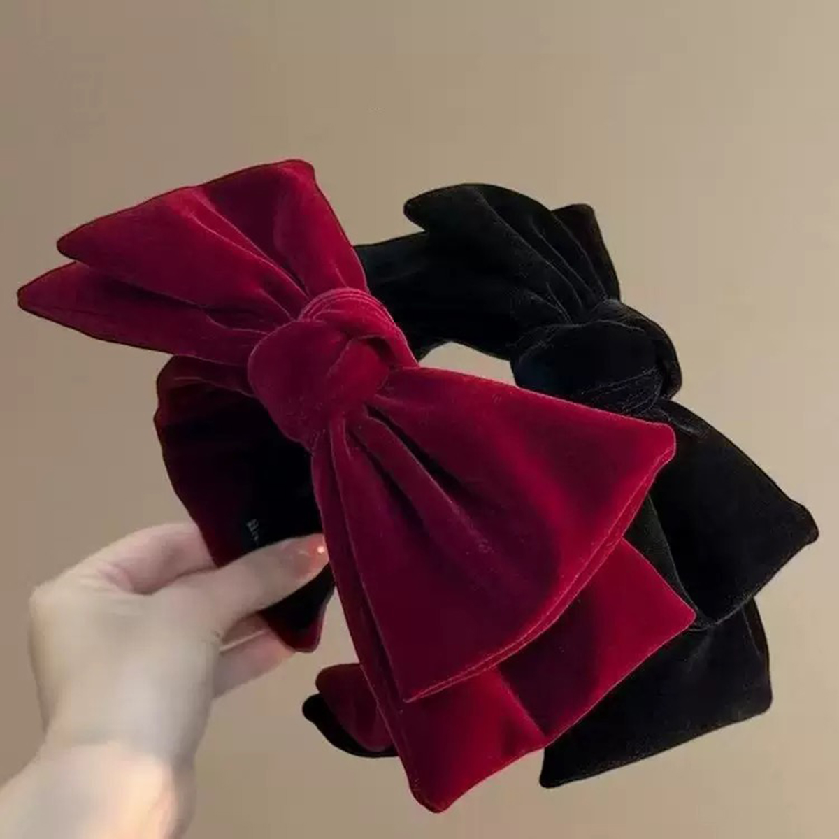 AWAYTR 1pc Large Velvet Bow Ha - Ribbon Bow Gift 리뷰 및 가격