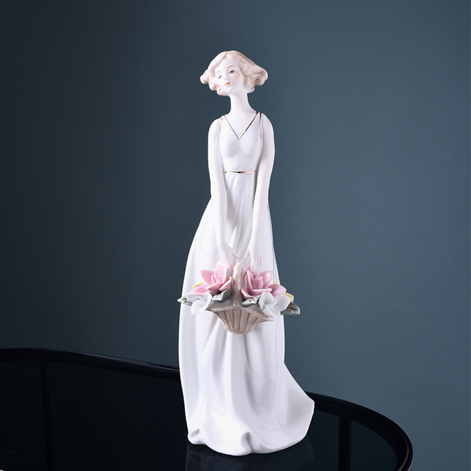 Porcelain Lady Statue Centerpi - Nutcracker Figurine 리뷰 및 가격