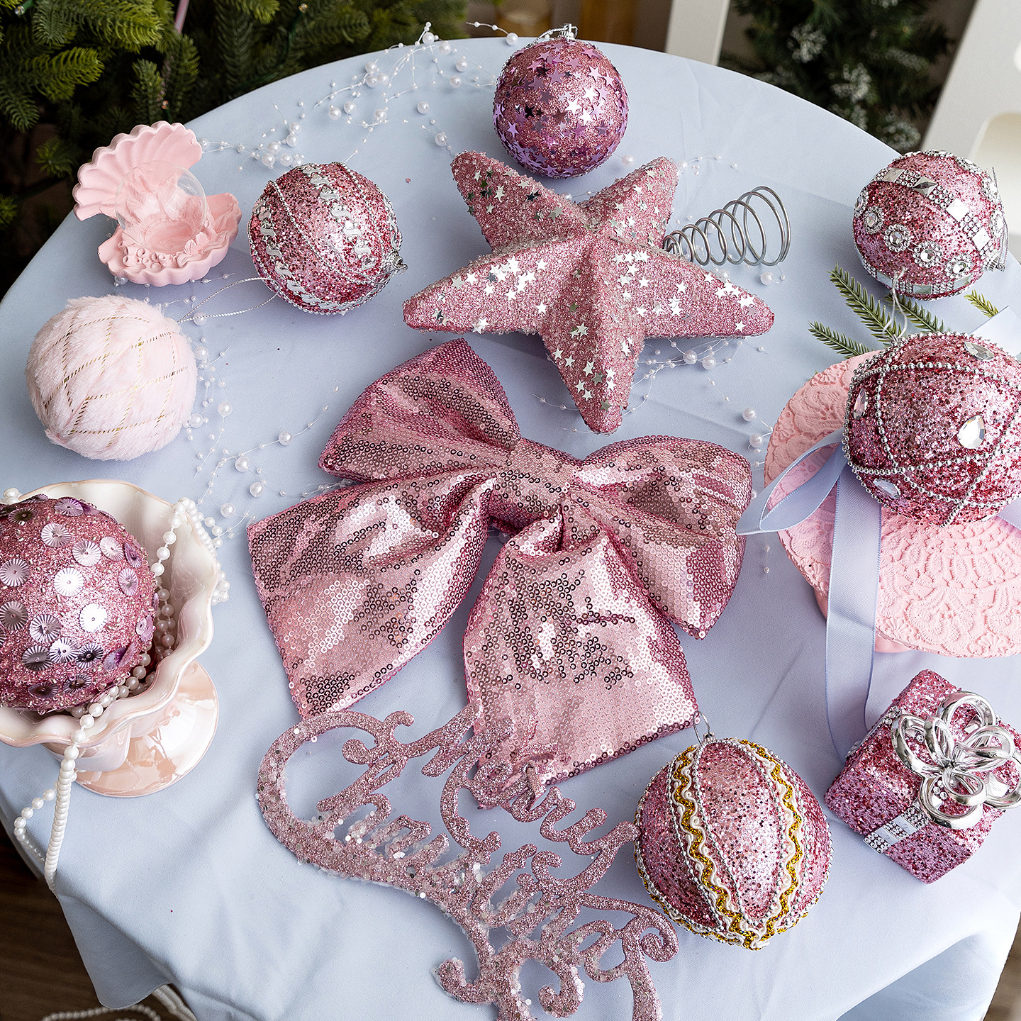 Christmas Ball Decoration 8CM  - Ornament Ball Set 리뷰 및 가격