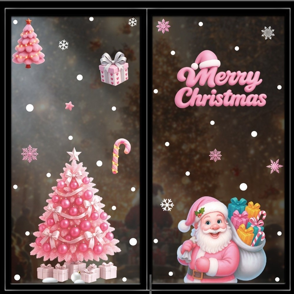 Removable PVC Window Stickers  - Snowflake Window Decal 리뷰 및 가격