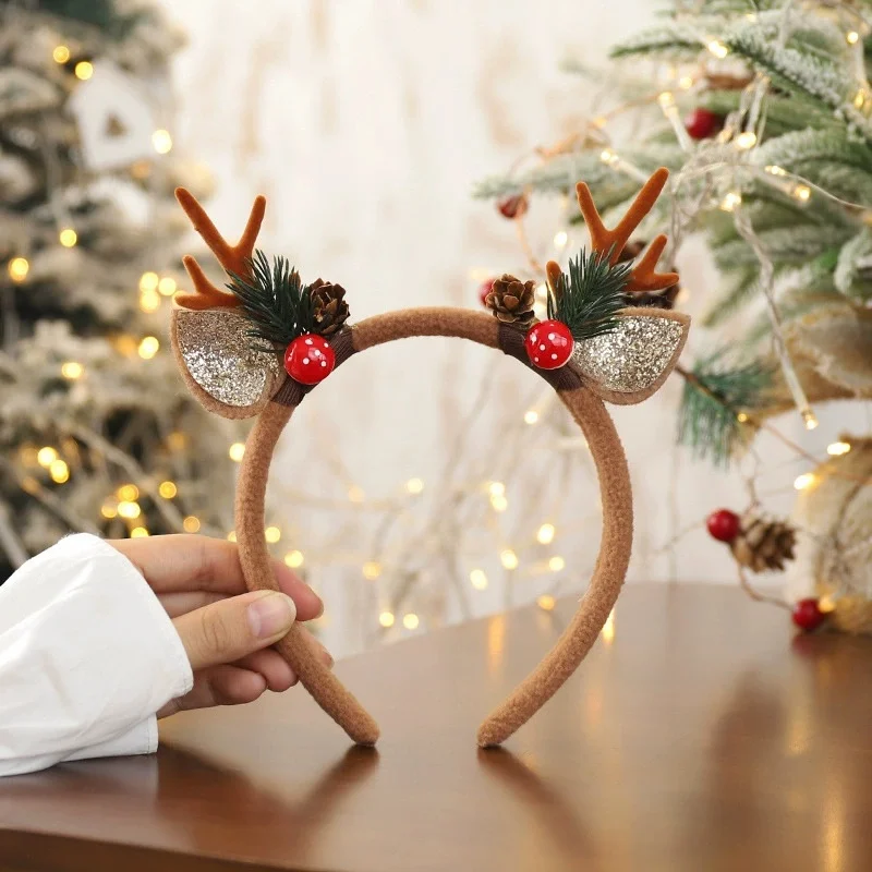 1Pc Christmas Headbands Christ - Reindeer Antlers Headband 리뷰 및 가격