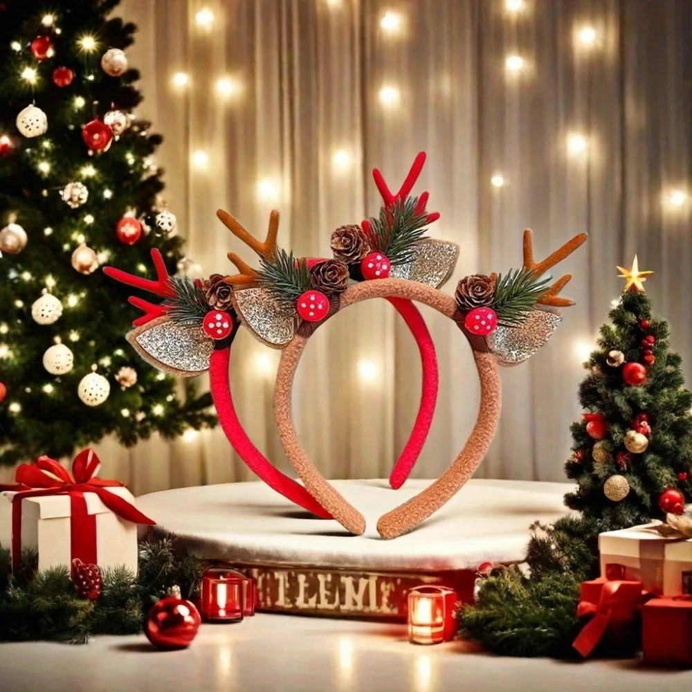 1Pc Christmas Headbands Christ - Reindeer Antlers Headband 리뷰 및 가격