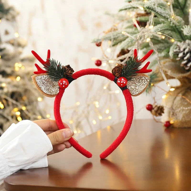 1Pc Christmas Headbands Christ - Reindeer Antlers Headband 리뷰 및 가격