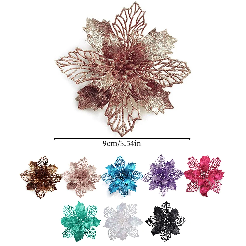 9cm Glitter Artifical Christma - Christmas Wreath Fake 리뷰 및 가격
