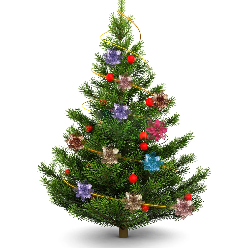 9cm Glitter Artifical Christma - Christmas Wreath Fake 리뷰 및 가격