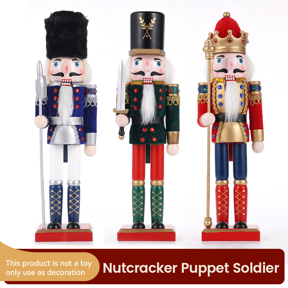 30cm Christmas Nutcracker Wood - Nutcracker Figurine 리뷰 및 가격