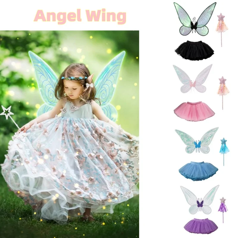 Princess Butterfly Fairy Wing  - Elf Costume Christmas 리뷰 및 가격