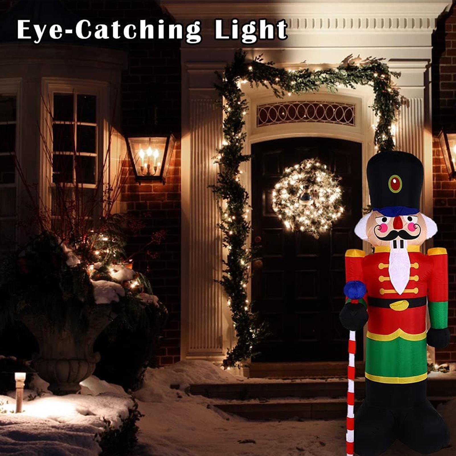 Nutcracker Inflatable Christma - Christmas Lights Outdoor 리뷰 및 가격