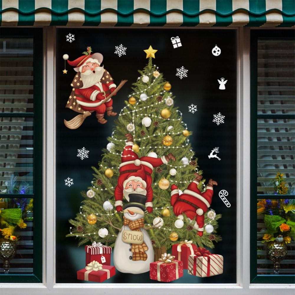 Creative PVC Christmas Window  - Snowflake Window Decal 리뷰 및 가격