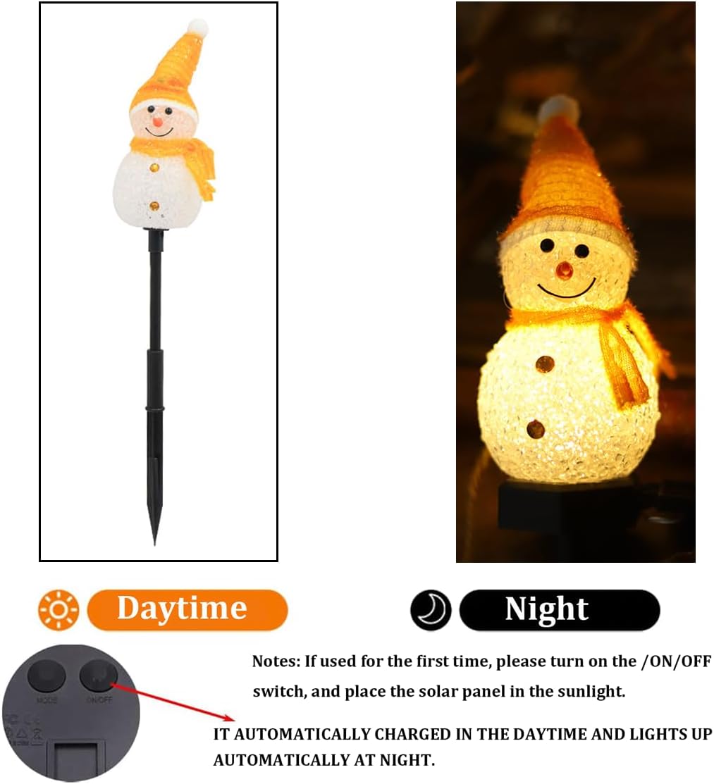 A set of four-piece solar snow - Christmas Lights Outdoor 리뷰 및 가격
