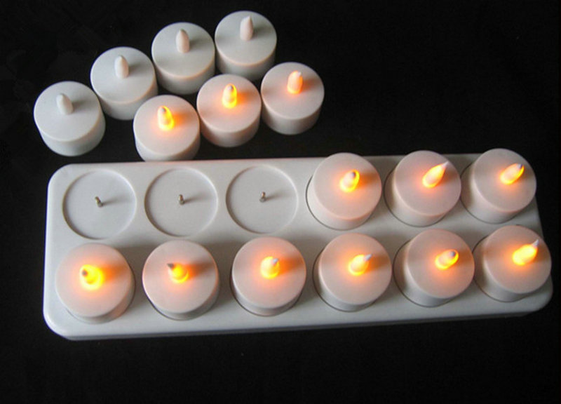 Set of 12 Rechargeable led can - Holiday Candle Set 리뷰 및 가격