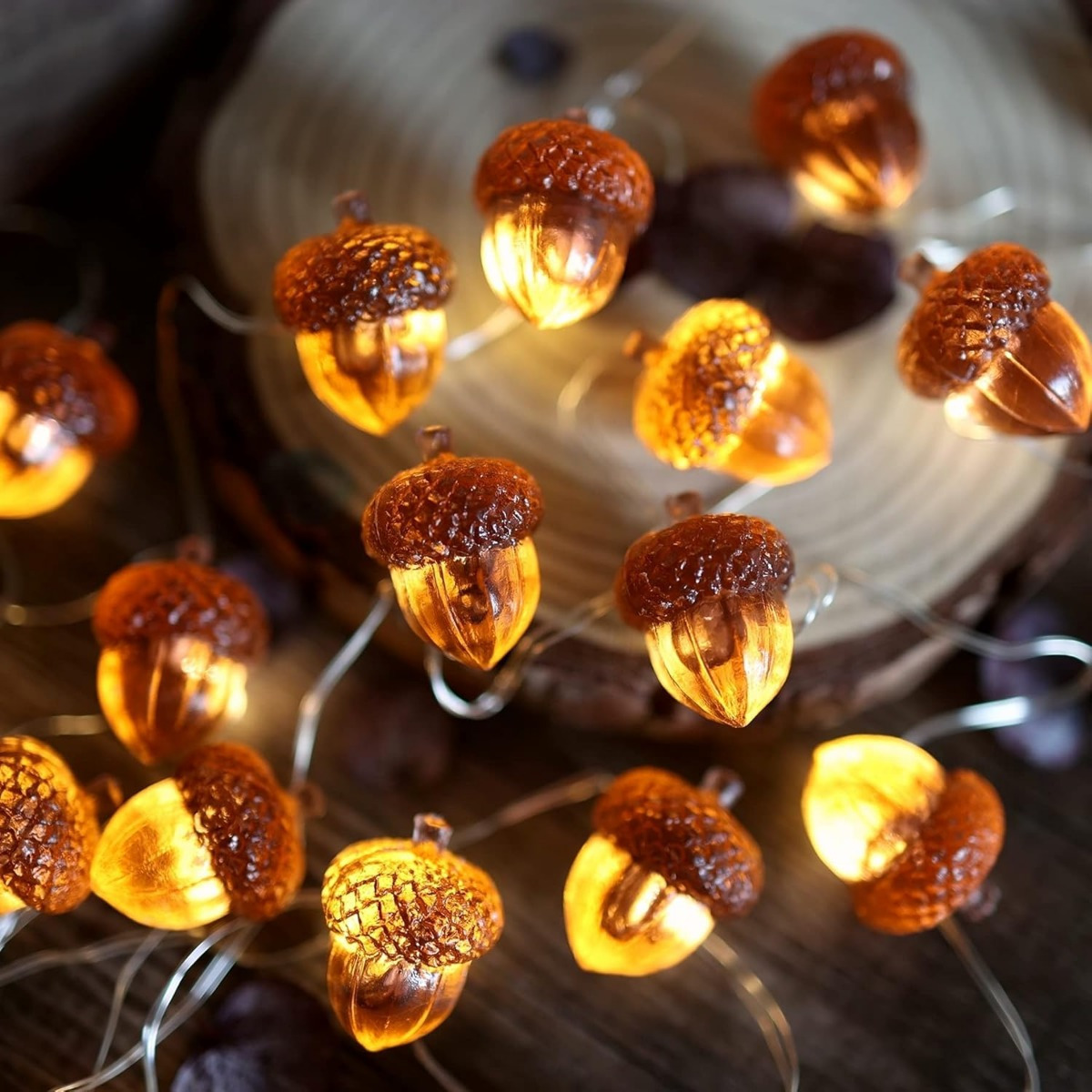 30 LEDs Acorn String Lights Th - Led Fairy String Lights 리뷰 및 가격