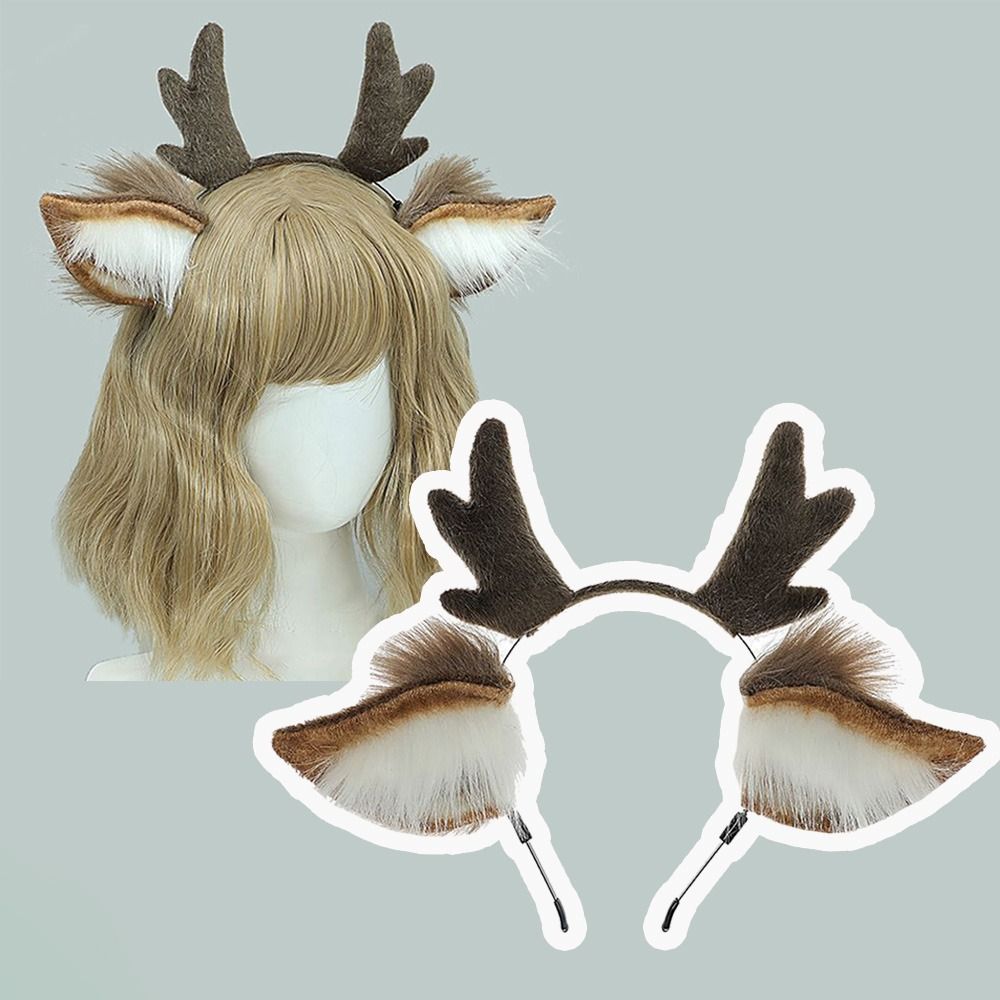 Deer Ears Reindeer Antler Head - Reindeer Antlers Headband 리뷰 및 가격