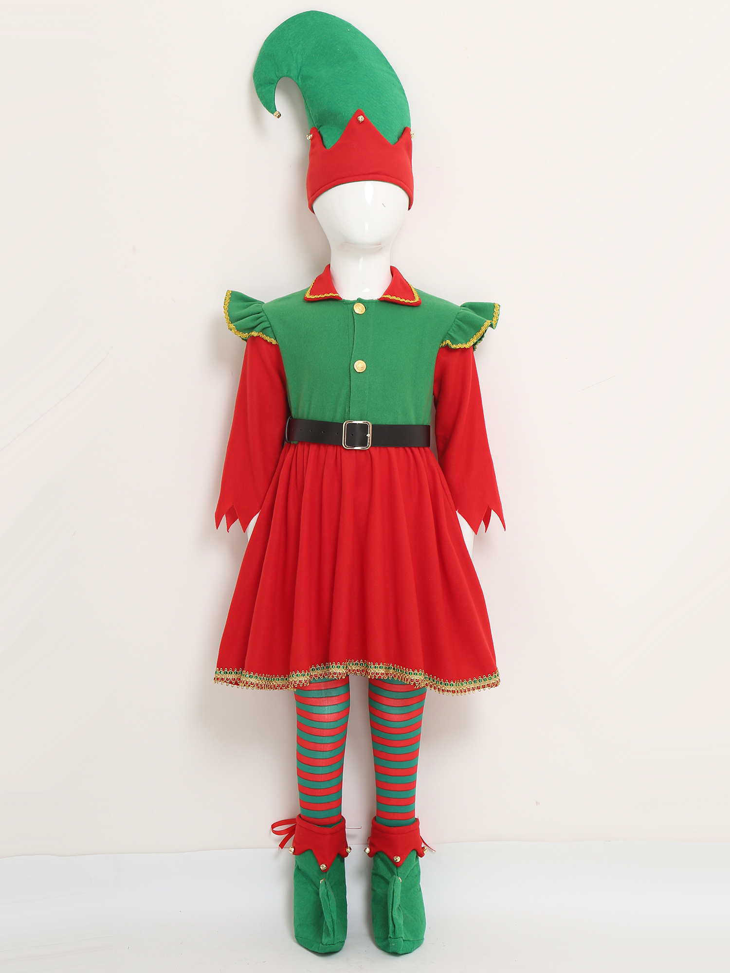 Elf Girl Christmas Costume San - Elf Costume Christmas 리뷰 및 가격