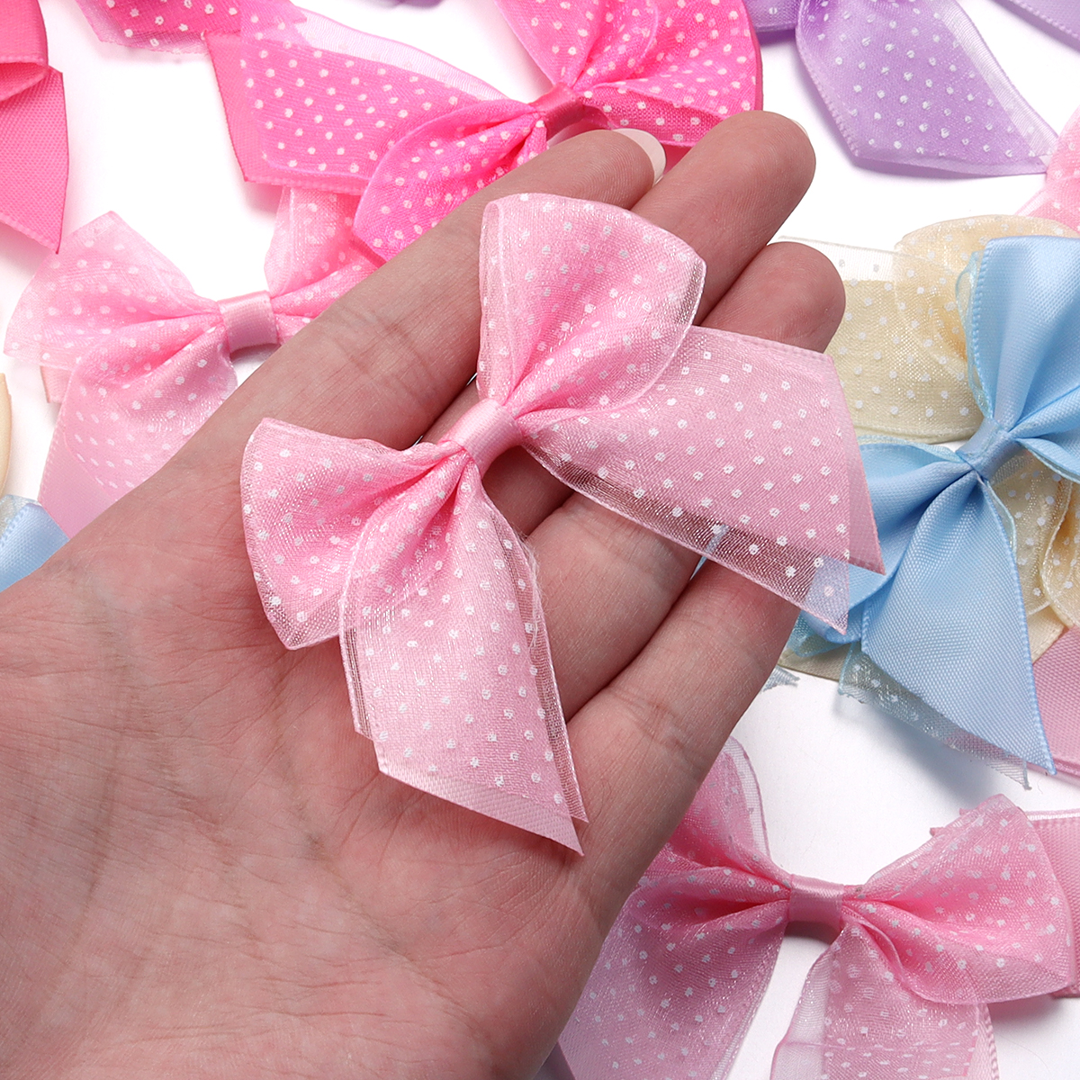 10Pcs/lot Satin Ribbon Bows Pr - Ribbon Bow Gift 리뷰 및 가격