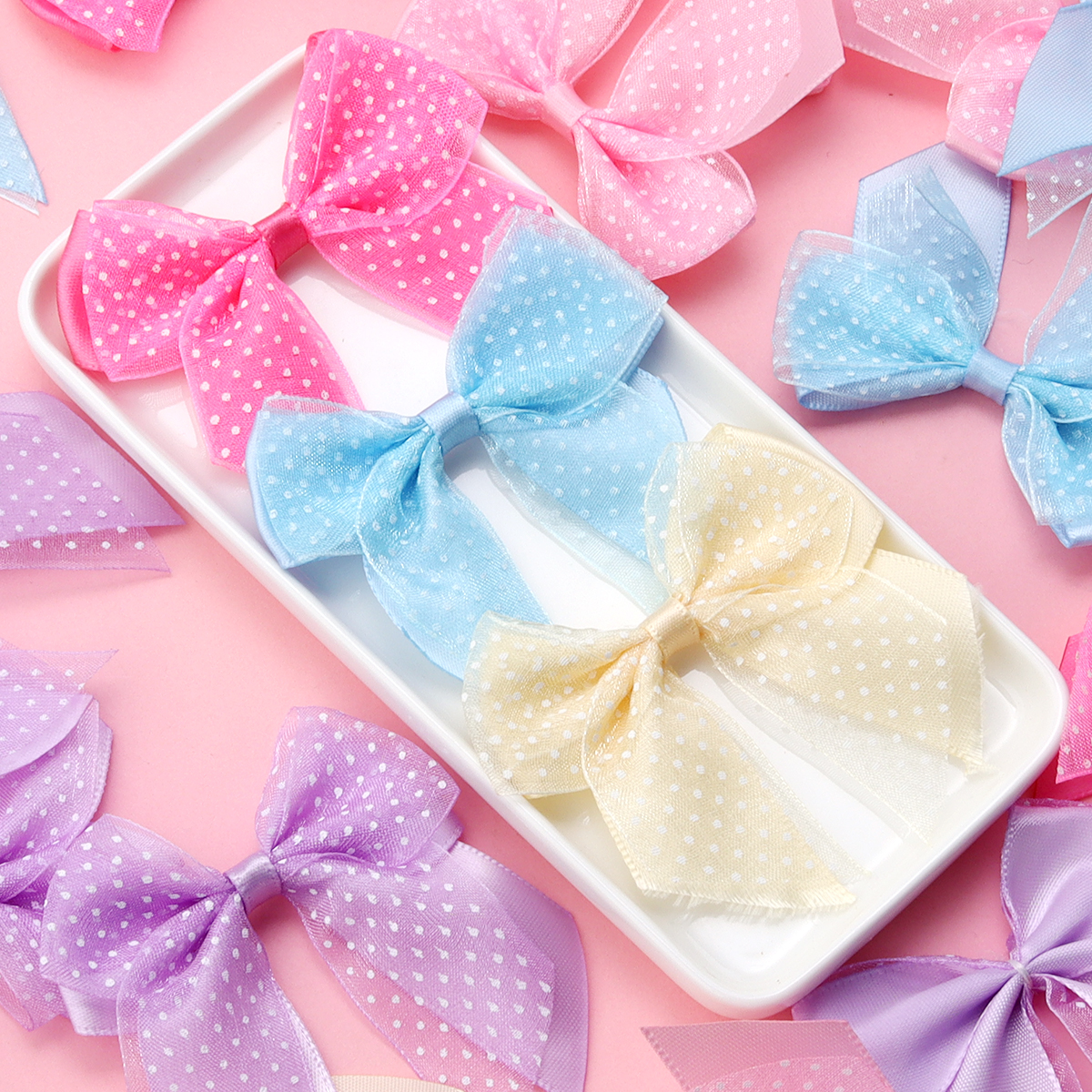 10Pcs/lot Satin Ribbon Bows Pr - Ribbon Bow Gift 리뷰 및 가격
