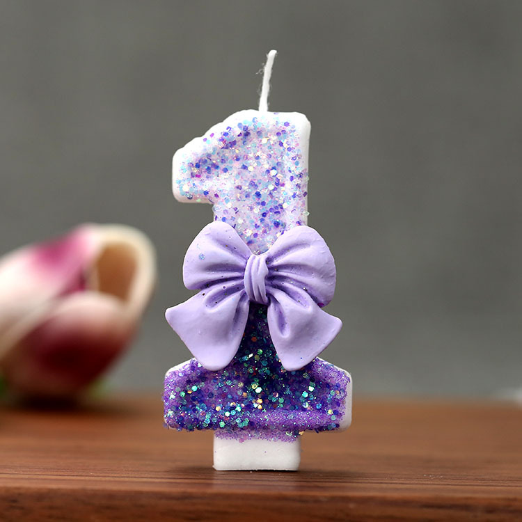 Creative Glitter Gradual Purpl - Holiday Candle Set 리뷰 및 가격