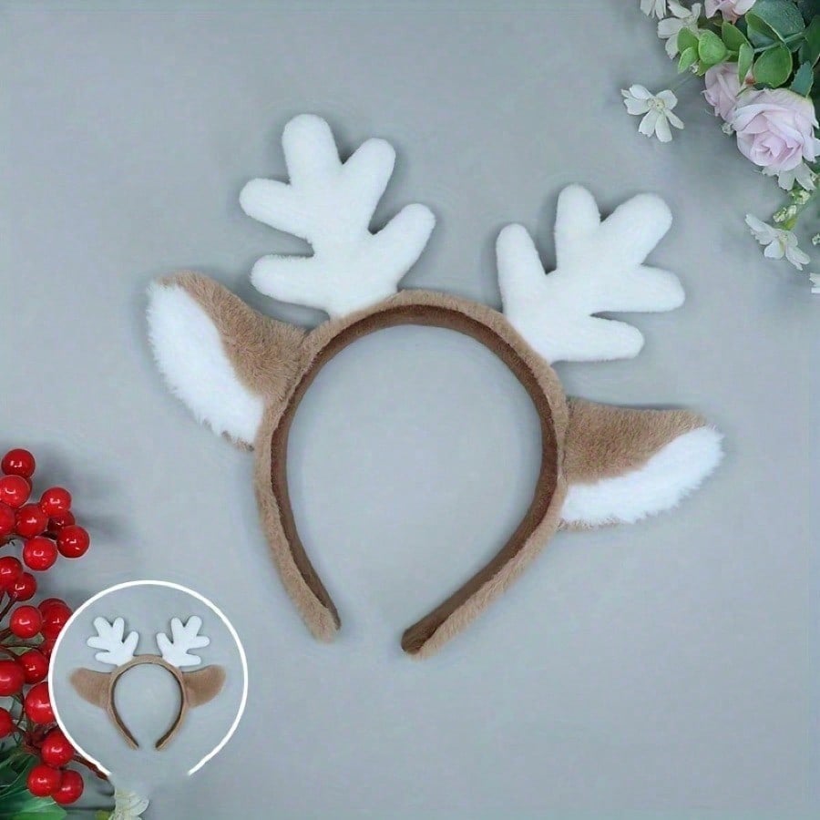 Christmas Cute Deer Antler Hea - Reindeer Antlers Headband 리뷰 및 가격