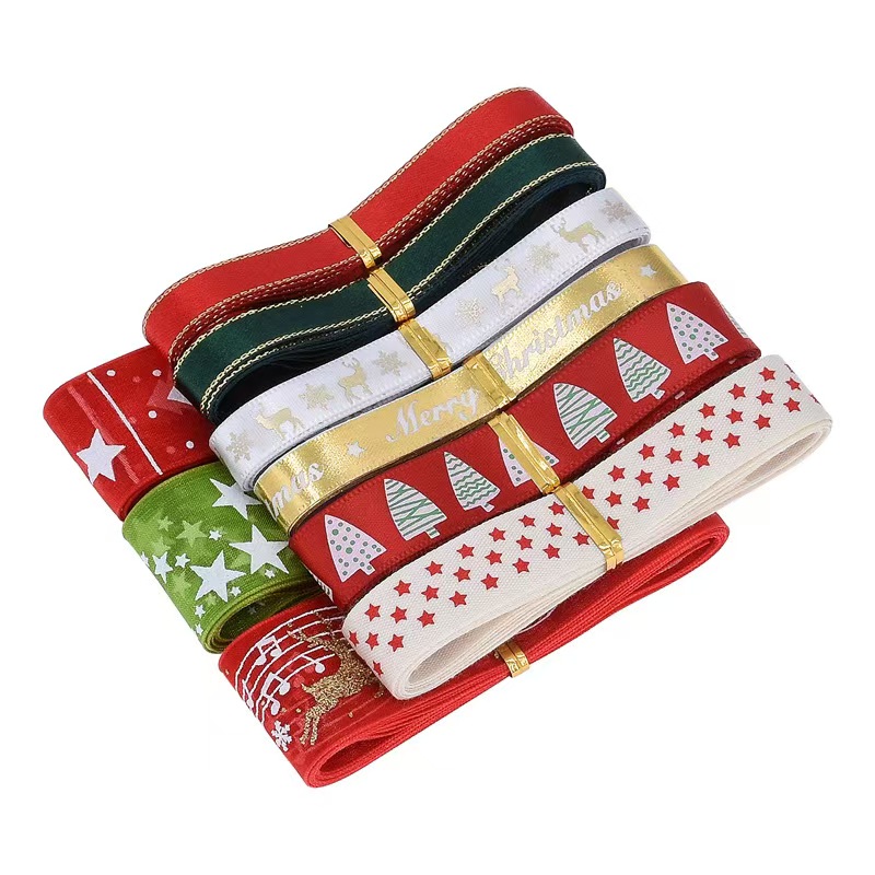 9pcs Christmas Ribbons Set Fes - Gift Box Wrap Set 리뷰 및 가격