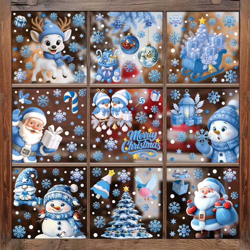 1Set Christmas Snowflake Windo - Snowflake Window Decal 리뷰 및 가격