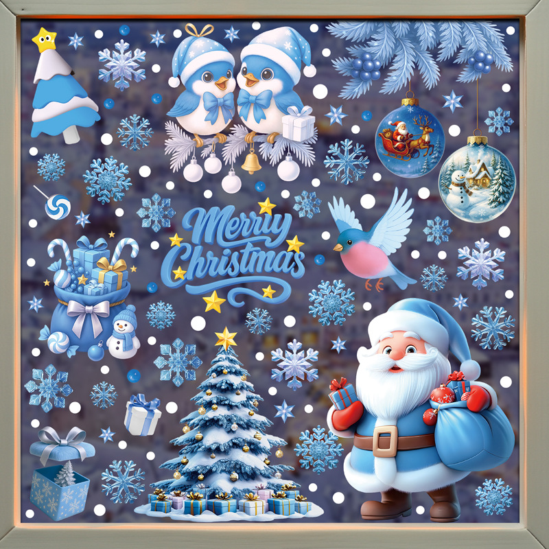 1Set Christmas Snowflake Windo - Snowflake Window Decal 리뷰 및 가격