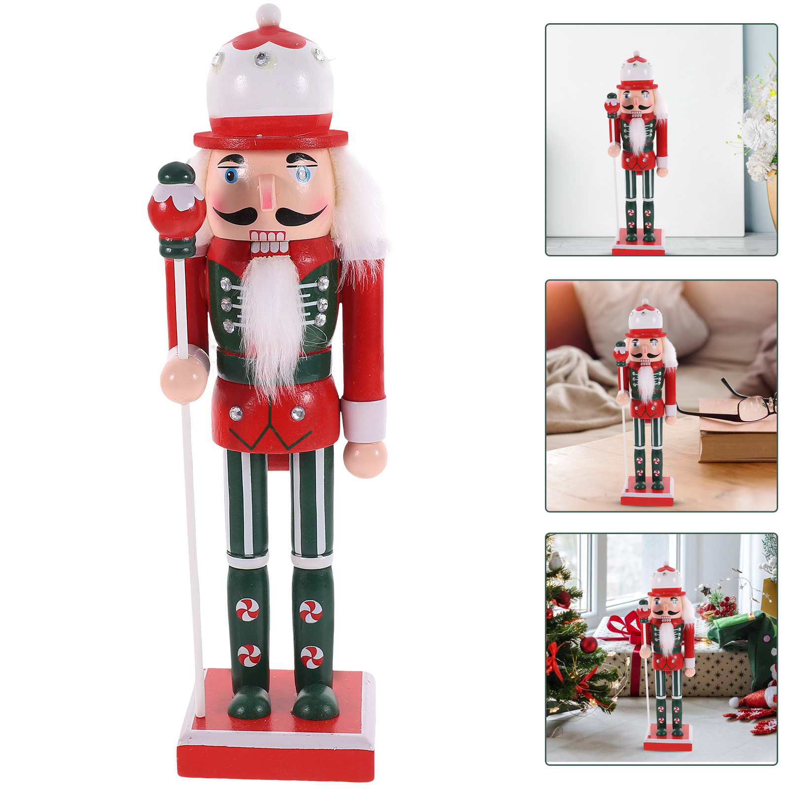 25Cm Wooden Wooden Nutcracker  - Nutcracker Figurine 리뷰 및 가격