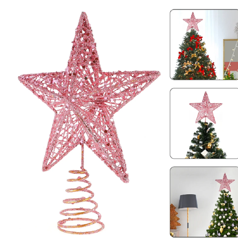 Christmas Pink Pentagon Top St - Star Tree Topper 리뷰 및 가격