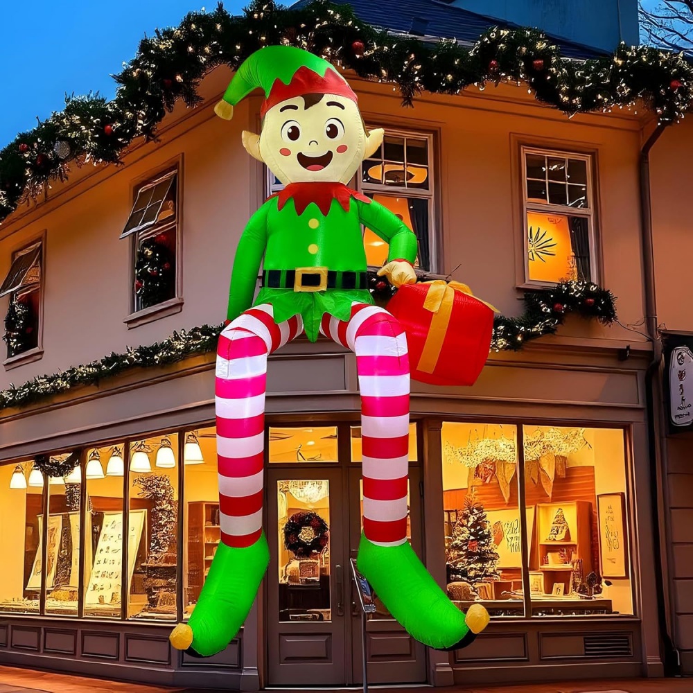 8FT Christmas Inflatables Sitt - Christmas Lights Outdoor 리뷰 및 가격