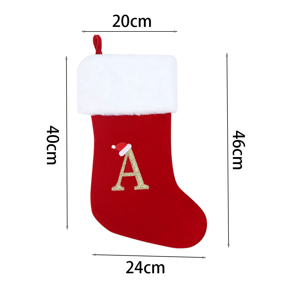 New Creative Alphabet Christma - Christmas Stocking Hanging 리뷰 및 가격