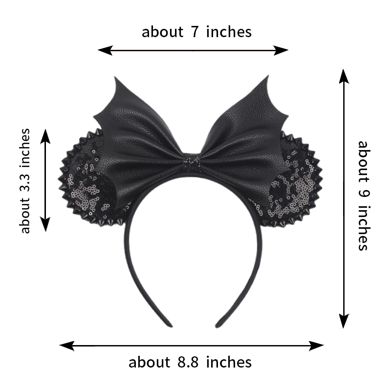 NEW Halloween Mouse Ears Headb - Ribbon Bow Gift 리뷰 및 가격
