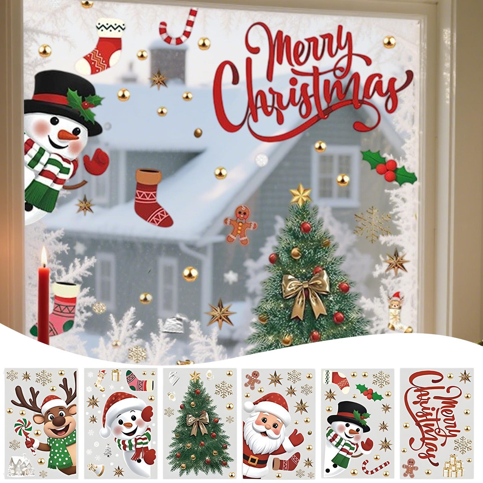Christmas Window Decals Holida - Snowflake Window Decal 리뷰 및 가격