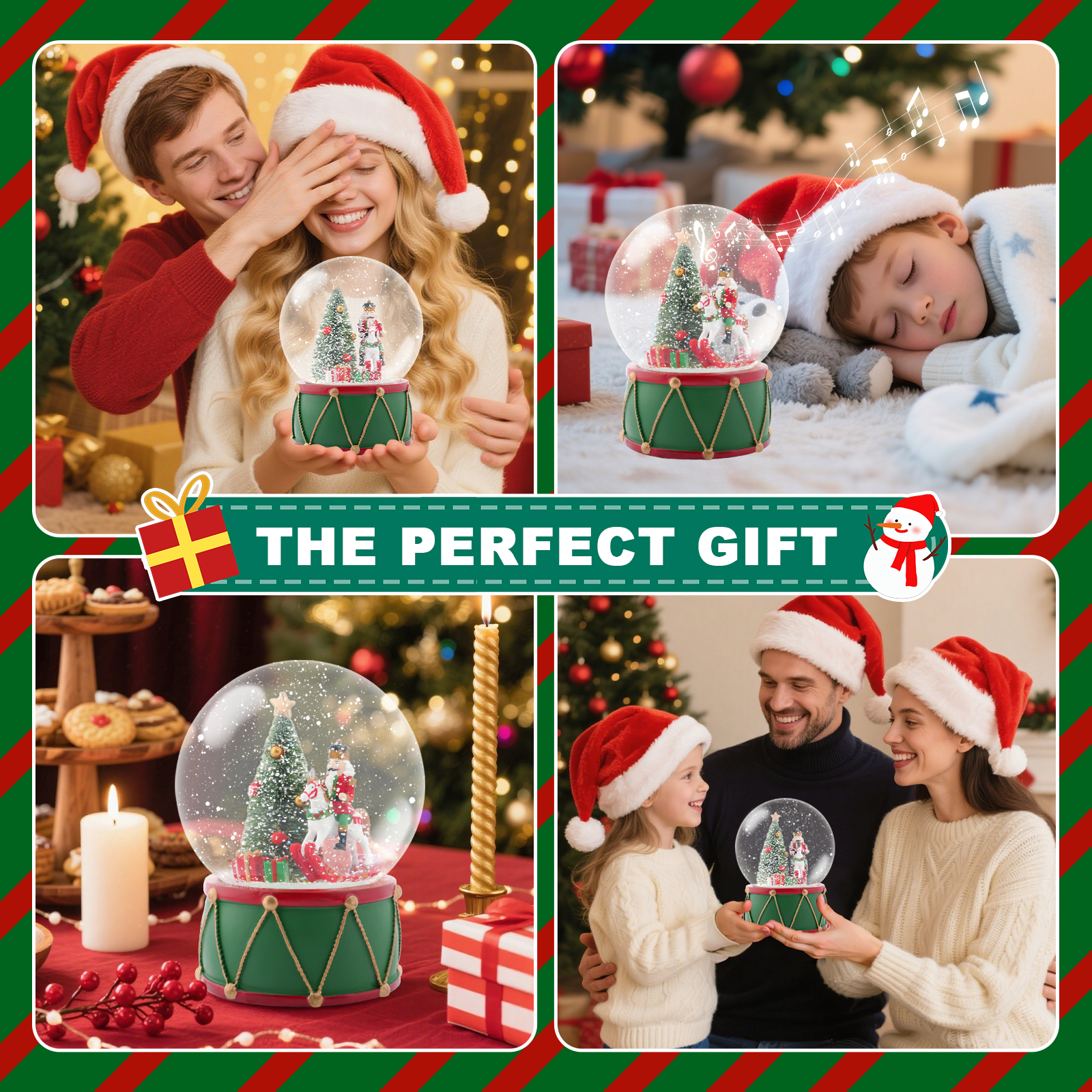 Christmas Music Snow Globe wit - Snow Globe Musical 리뷰 및 가격