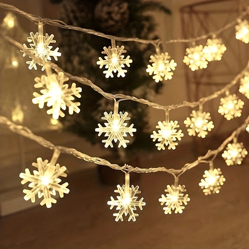 3m LED Snowflake Curtain Light - Led Fairy String Lights 리뷰 및 가격
