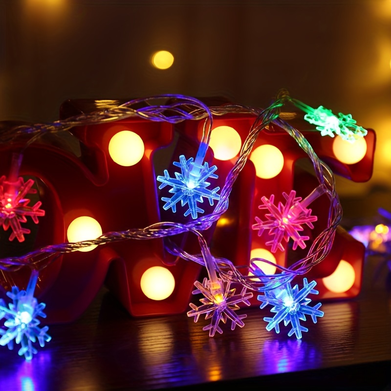 3m LED Snowflake Curtain Light - Led Fairy String Lights 리뷰 및 가격