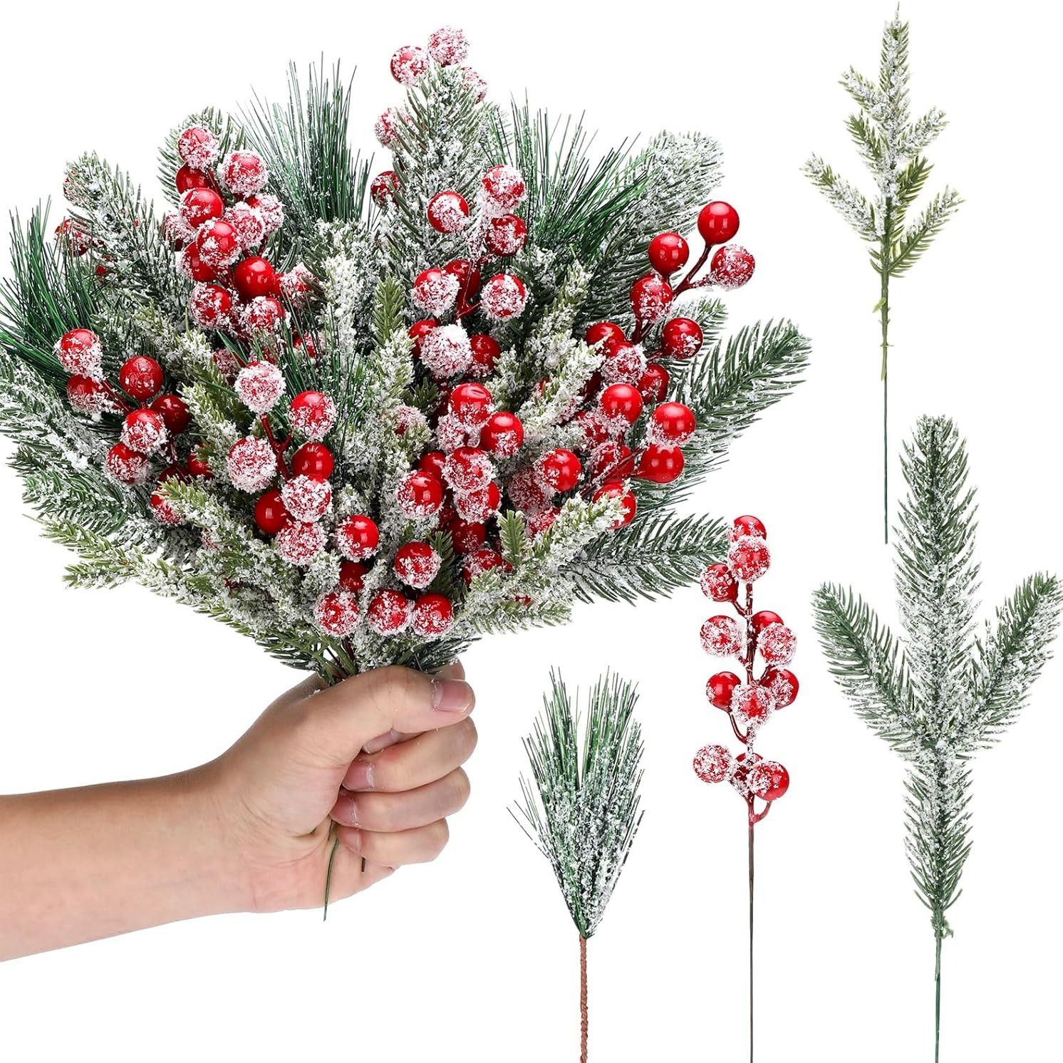 Artificial Snow White Pine Bra - Christmas Wreath Fake 리뷰 및 가격