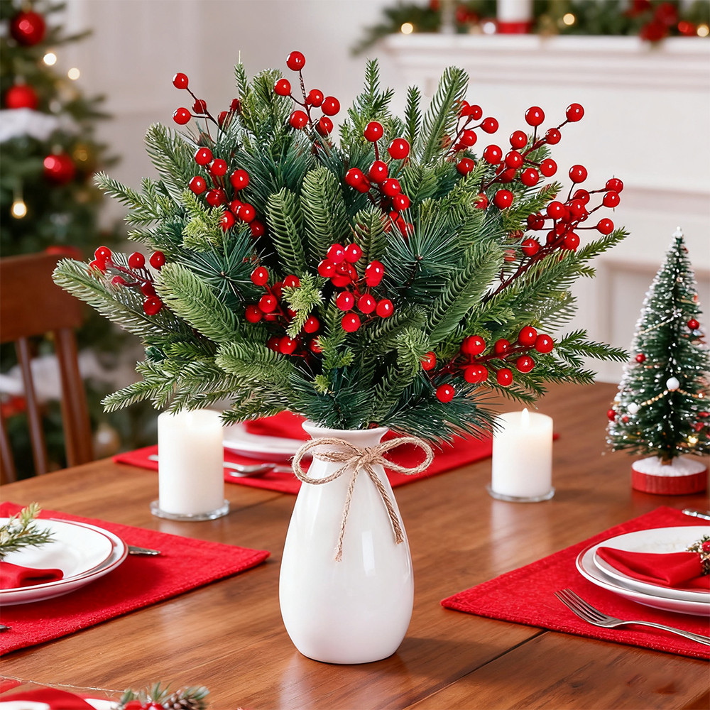 Artificial Pine Branches Fake  - Christmas Wreath Fake 리뷰 및 가격