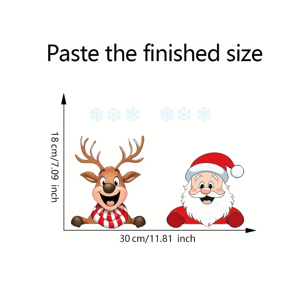 Festive Christmas Window Stick - Snowflake Window Decal 리뷰 및 가격