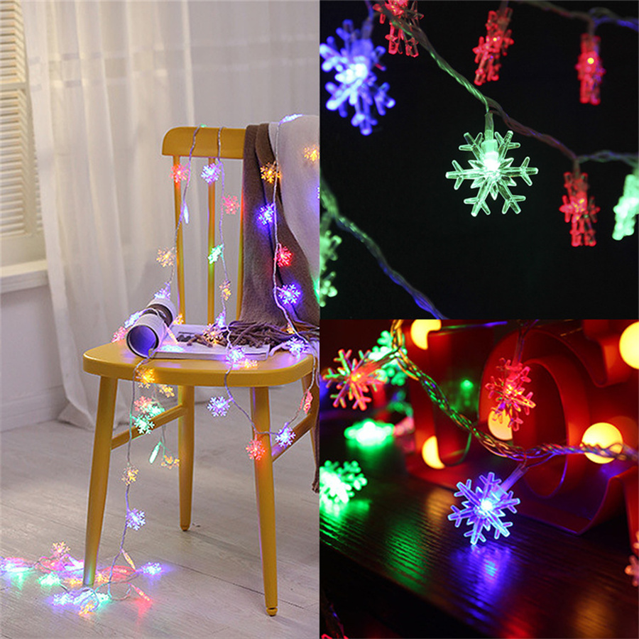 10/20/40 LED Snowflake String  - Led Fairy String Lights 리뷰 및 가격