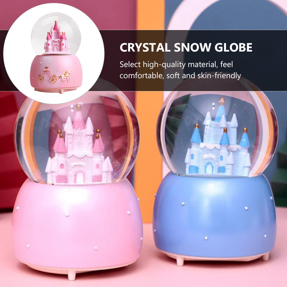 1Pcs Music Snow Globe Desktop  - Snow Globe Musical 리뷰 및 가격