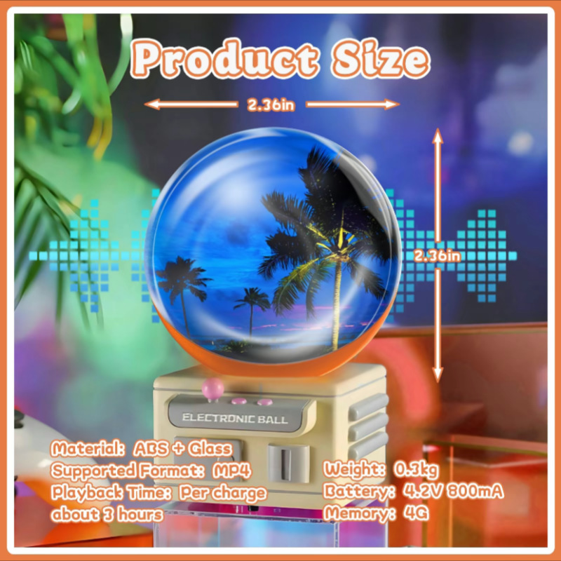 New Crystal Ball Decorative Ba - Snow Globe Musical 리뷰 및 가격
