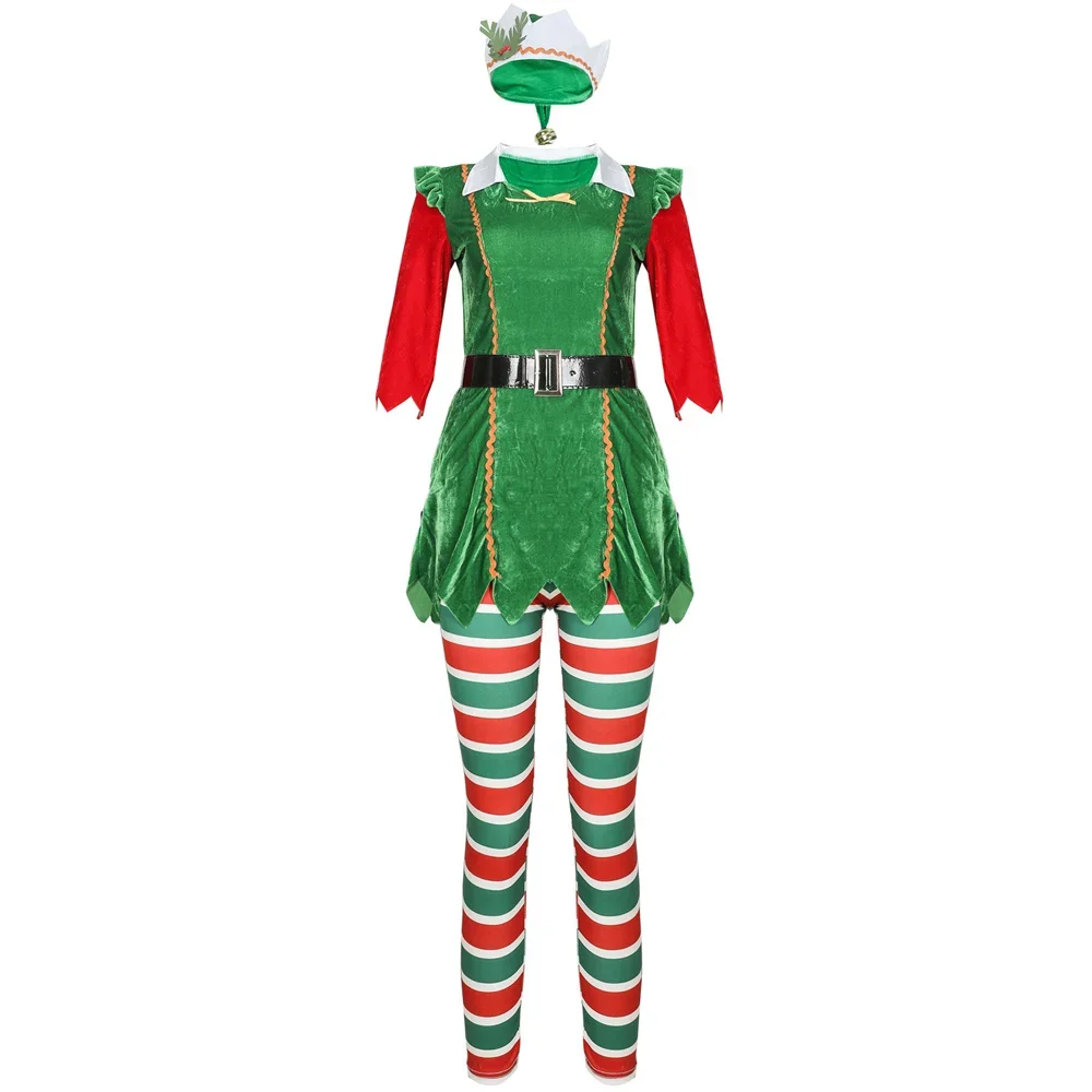 Lady Santa Claus' Elf Costume  - Elf Costume Christmas 리뷰 및 가격