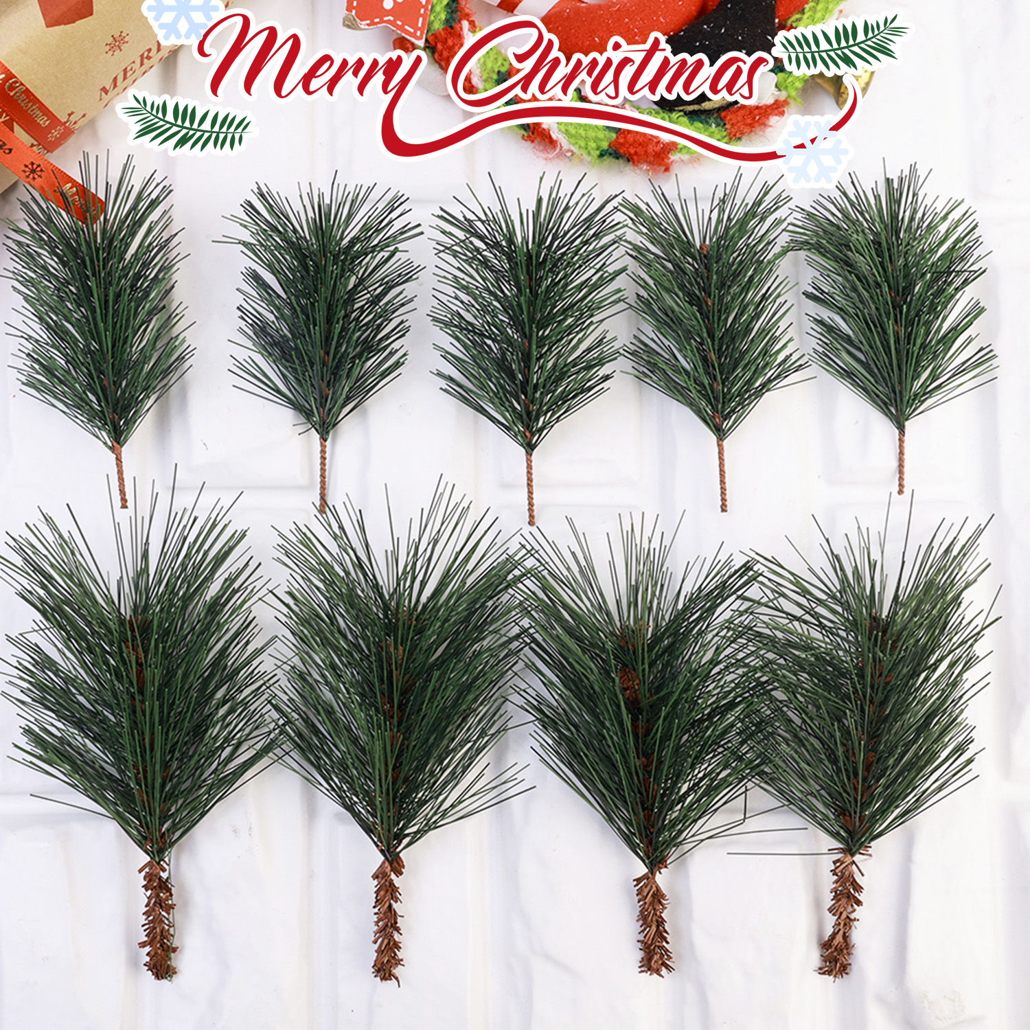 Fake Tree Leaves Branches Arti - Christmas Wreath Fake 리뷰 및 가격