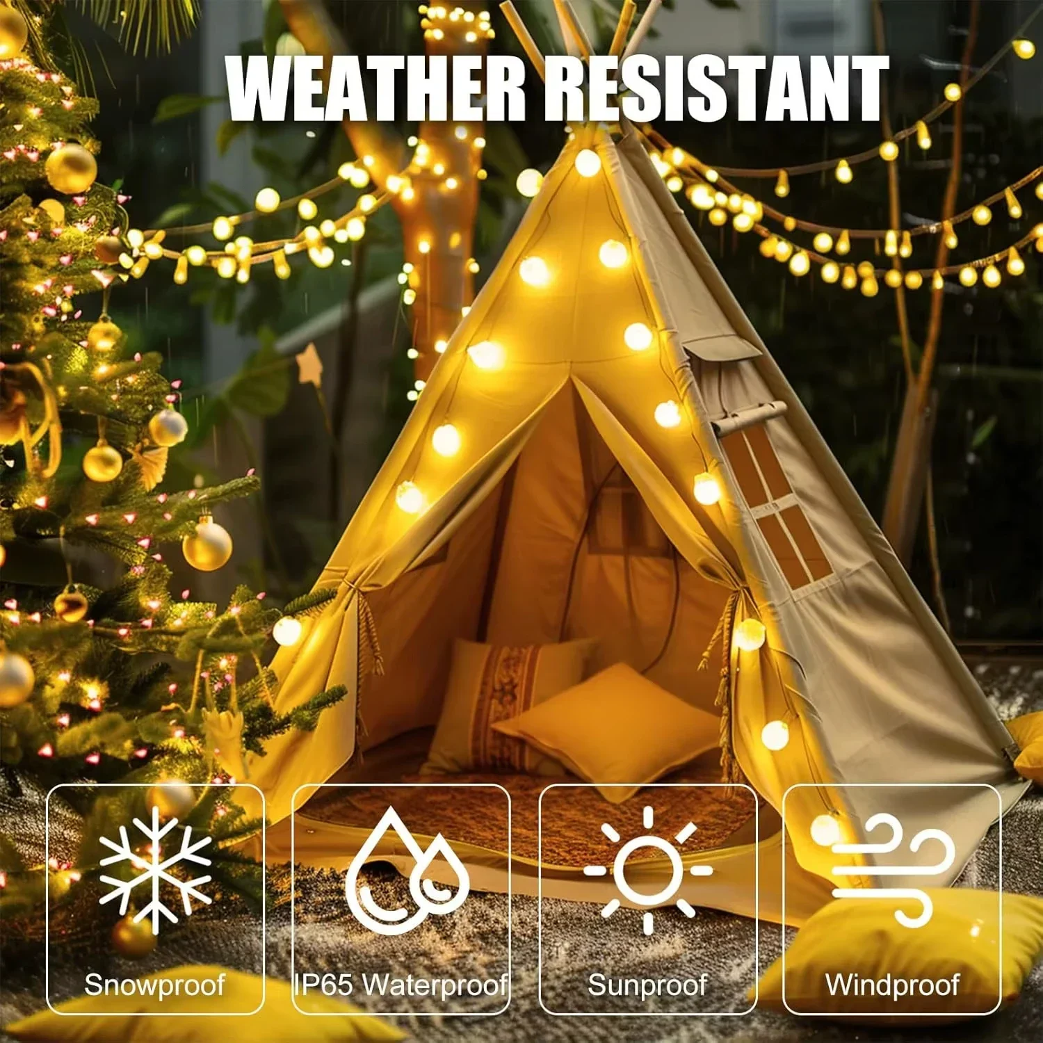 USB LED Ball String Lights 6M  - Led Fairy String Lights 리뷰 및 가격