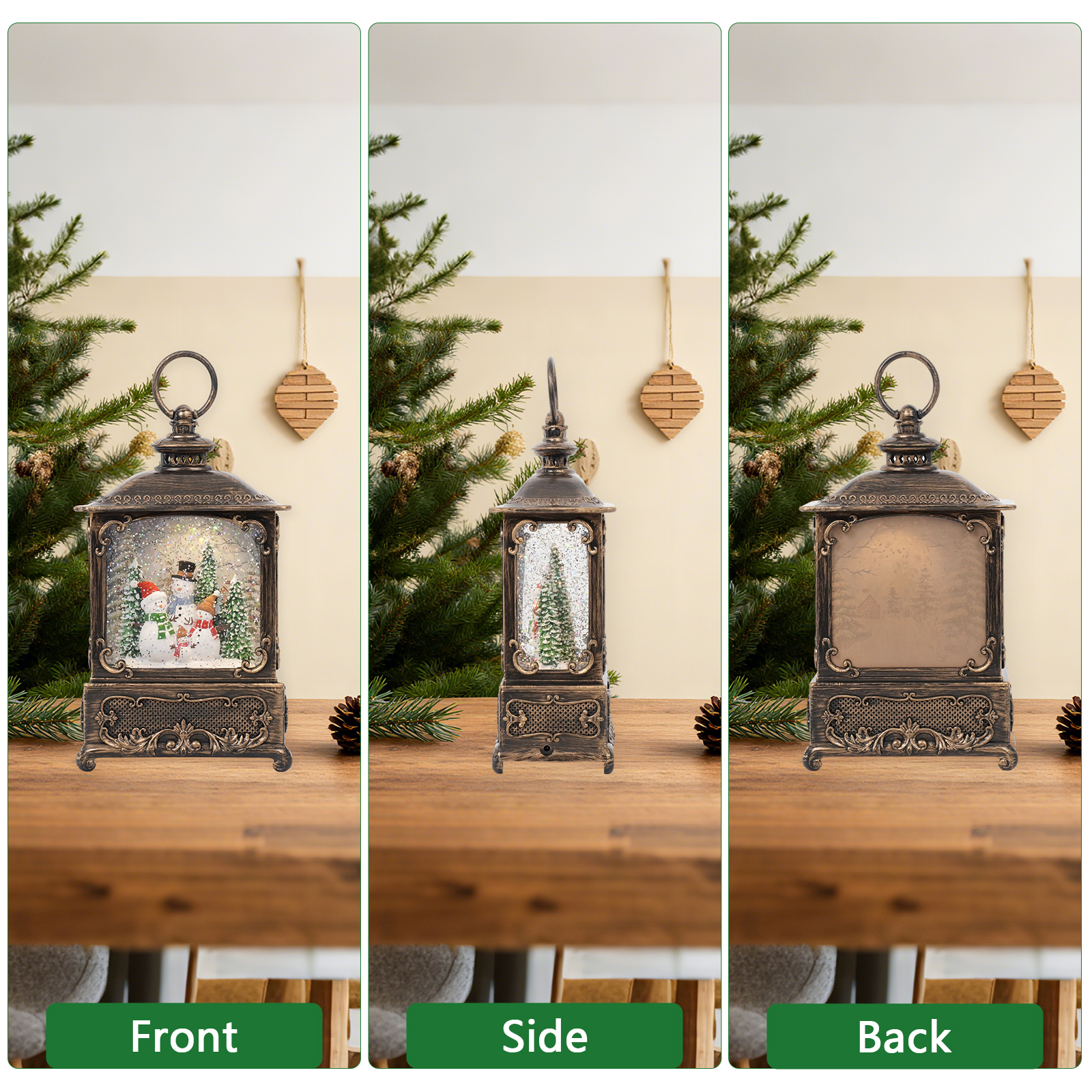 Music Snow Globe Lantern with  - Snow Globe Musical 리뷰 및 가격