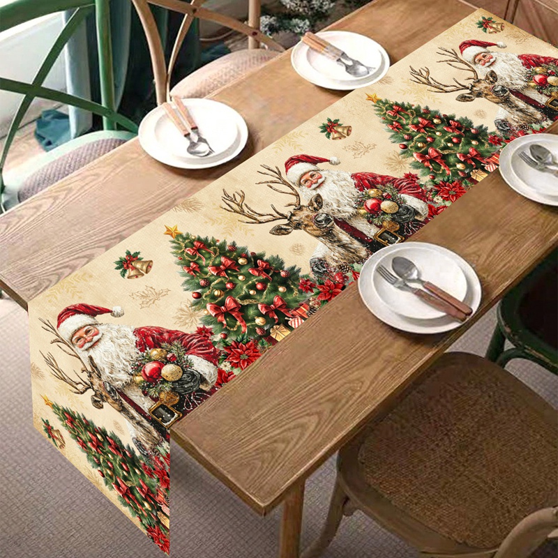 Vintage Christmas Table Runner - Christmas Table Runner 리뷰 및 가격